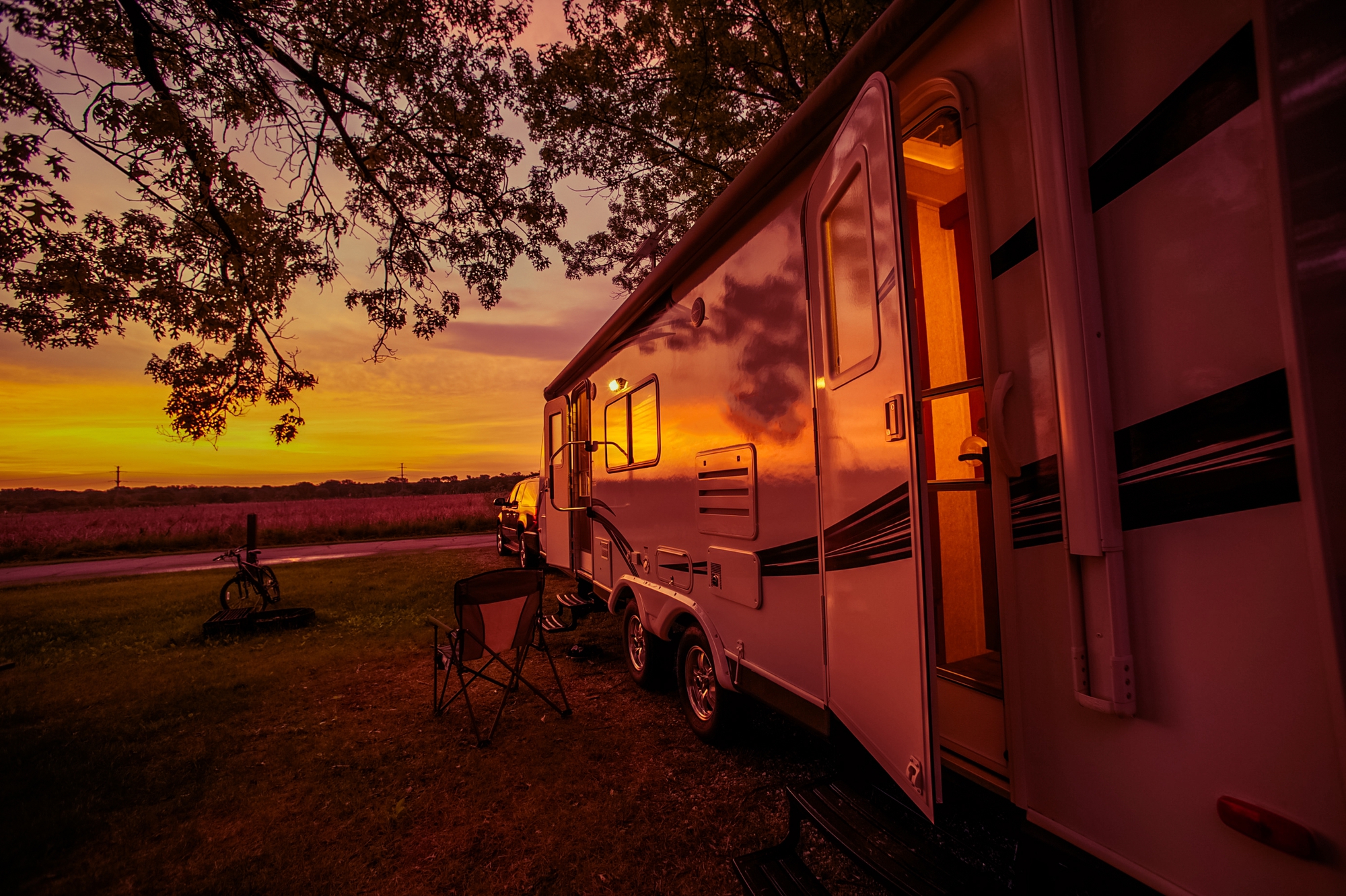 Travel Trailer Camping Spot RV Maintenance